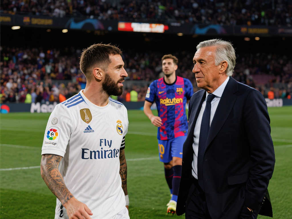 国家德比再燃战火!皇马挑战巴萨,安切洛蒂能否挽回颜面完美谢幕? 国家德比再燃战火!皇马挑战巴萨,安切洛蒂能否挽回颜面完美谢幕?